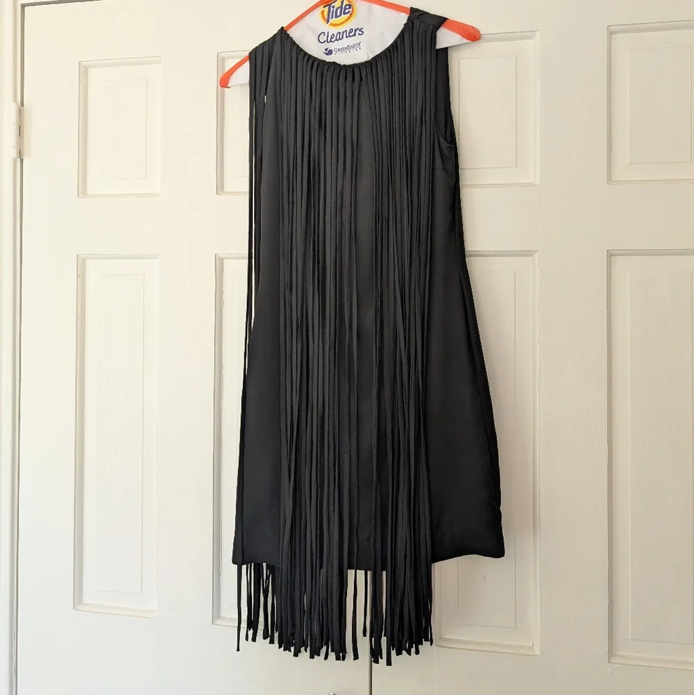 Top Shop Kate Moss Fringe Dress XS - Picture 3 of 15